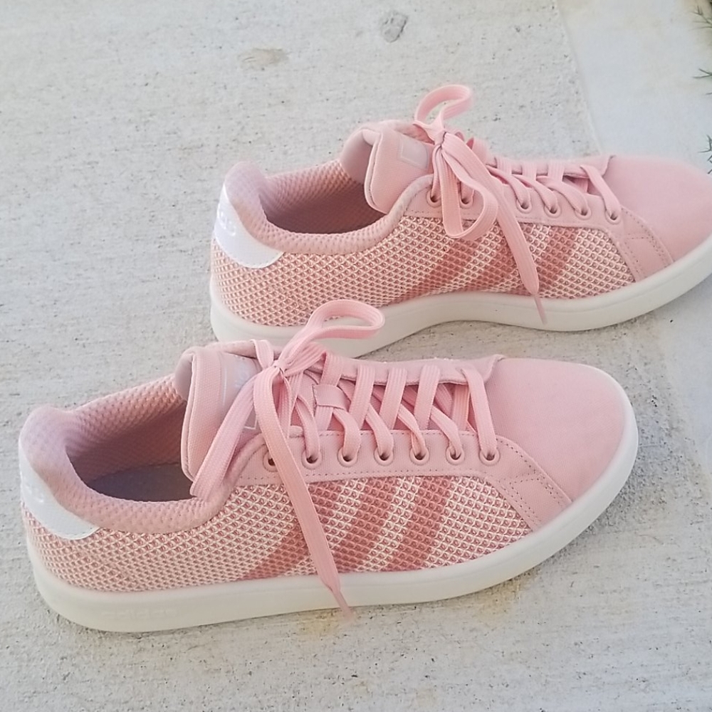 Women's Adidas pink blush sneakers sz